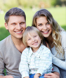 preventive dentistry Salt Lake City, parents & son smiling